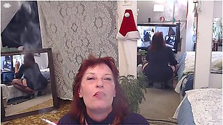 V202 Curvaceous Dawn Smokin At Christmas Before Jillin Off