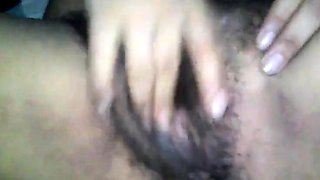 Hairy Young Mexican Woman Masturbates