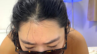 Chinese wife loves sucking on white cock - bwc creampie in mouth - wmaf - oral creampie