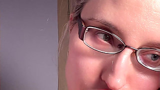 Bimbo Big Lips Blowjob JOI Eye Glasses