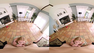 Blonde teen hardcore fucked on bed