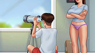 desi bhabi make seen in summertime saga