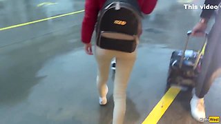 Katty West - Public Dick Flashing - Girl Saw My Dick On The Bus And Helped Me Cum With Her Hand