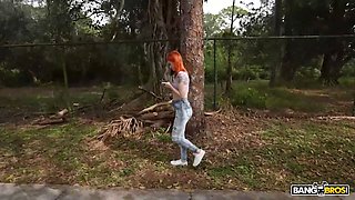 Bangbros - sawyer kelly boards the pound bus for a ride and takes another ride on a meaty pecker