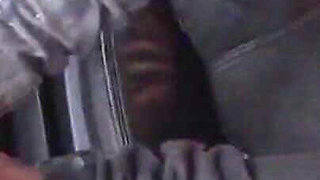 Jeans and Footjob in My Car!