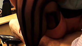 Bends Over The Desk And Gets Her Pussy Fucked By The Boss With Pussy Boss And Kerry Louise