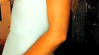 Blonde Slut Dancing