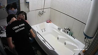 Horny fat arab housewife fingered on amateur hidden cam