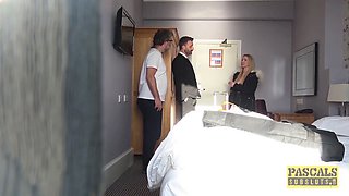 PASCALSSUBSLUTS - Busty Georgie Lyall Fed Cum After Pounding