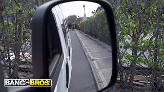 Bangbros - anna cummings boards the fuck bus and gets her asshole spread by a large dick