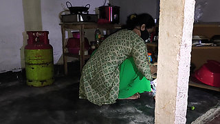 My Stepaunty Was Cutting Vegetables so I Hugged Her and Started Fucking Her in the Ass