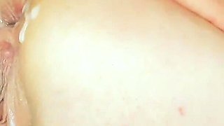 Collection of Sperm on Ass and Pussy