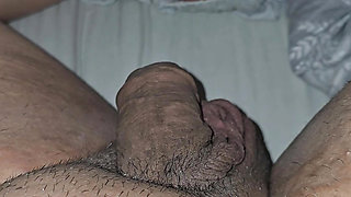 Step mom hand pulled out step son dick without shame