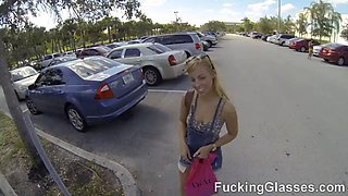 Fucking Glasses - Give me a ride and your pussy Krystal Banks