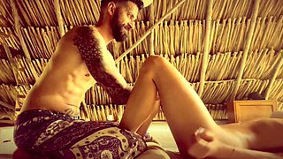 a massage with a happy ending on the beach