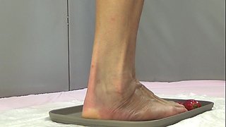 I Trample Strawberries with My Feet and Pee in Them
