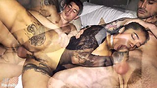 Gangbang Without Mercy! Yasmina Khan Dares to Play with 4 Cocks at Once!