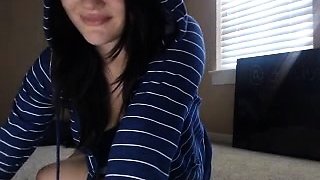 Pale amateur teen brunette Lynn Love