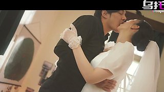 Wedding bride fucks ex for one last time- Psychoporn Movie