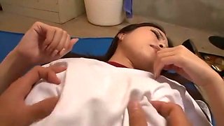Horny Japanese girl Risa Kasumi in Fabulous Fetish, Changing Room JAV video