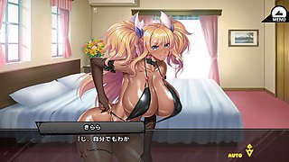 Taimanin RPGX Midsummer Beauty Asuka  Kirara Senpai Reminiscence : Big Tits, Blowjob  Blonde Porn