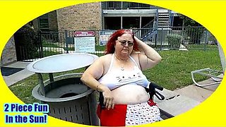 Nurse Vicki Wears New 2 Piece and Has Fun in the Sun Part 1