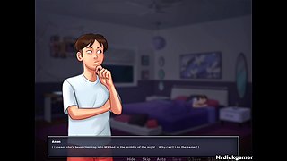 Summertime Saga Anon Fucks His Stepsister Jenny in Her Bedroom and Gets Her Pregnant