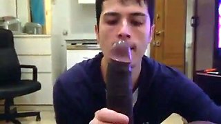 Black Amateur Blowjob Suck n' Swallow