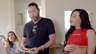 Whitney Wright gets punished for her slutty outfit with a BJ and an anal pounding that ends with a hardcore fuck