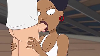 Rick and Morty - a Way Back Home - Sex Scene Only - Part 51 Reka Blowjob by Loveskysanx