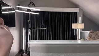 cute blonde chick having fun on dick