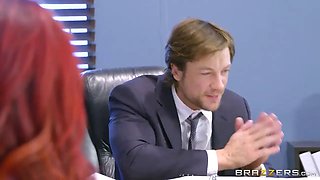 Brazzers - Rachel and Skyla share some office