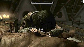 Skyrim wild fun with Lydia in a cartoon adventure