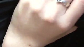 Trinity Post fucks black cock in the mouth and then in the ass and makes him cum
