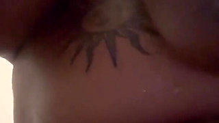 Ebony Chubby Busty in Shower