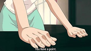 Hot busty milf with huge tits seduces a younger guy and gets fucked in the shower - Hentai