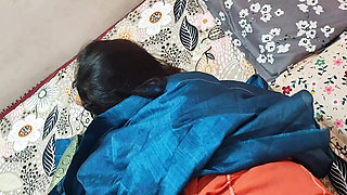 Desi sister-in-law was doing yoga when her yoga head came and started seeing the relaxation.