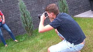 From Photo Shoot To Cumshot! Bi Threesome At Lets Go Bi
