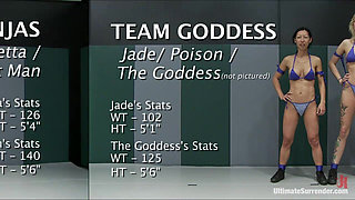 Round One the Ninja's (1-0) Vs the Goddesses (0-0)