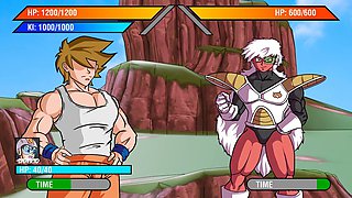 Hentai animated porn game with Bulma and Chi-Chi from Dragon Ball Z getting wild