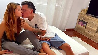 Neighbor Bhabhi Fucks Me Hard While Husband Away - Amateur Homemade Blowjob & Doggy
