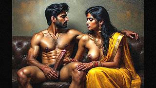 Indian milf anitha from Bangalore gang bang sex with Delhi boys as she comes delhi for college