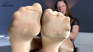 You Will Be My Nylon Feet Slave!