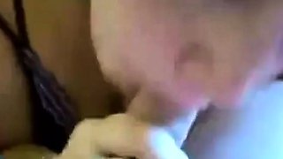Big-Ass Ebony Teacher Amateur Blowjob Threesome