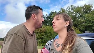 Goodgirlanddad Outdoor Fuck in Muddy Puddle - Blowjob, Doggystyle & Squirting with Big Natural Tits MILF
