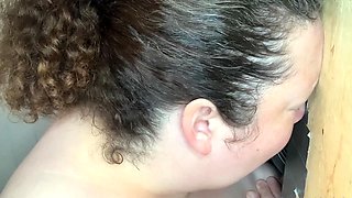 Glory Hole Blowjobs and Brunettes