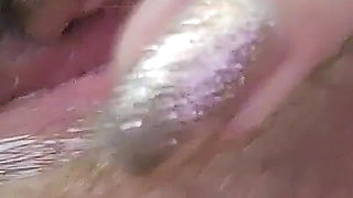 Playing with My Hairy Tight Pussy