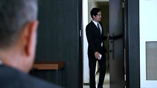 Married Secretary, Sweat And Kissing In The President's