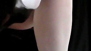 My Sec Tapping Sexy Black Heels in Pantyhose 2