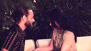 Dainty Brad Newman and Petra Blair - outdoor hand job clip - ForPlay Films